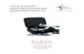 NASAL RANGER FIELD OLFACTOMETER OPERATIONS MANUAL · Operations Manual v7.1 Nasal Ranger® Field Olfactometer -1- ©2020 St. Croix Sensory, Inc. SAFETY AND MAINTENANCE Safety Precautions