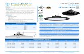 Falkor UFO HG Seriesfalkorlighting.com/.../uploads/HG-Series-UFO-Highbays-Falkor-Lightin… · LED UFO High Bay HG Series 5580 Bandini Blvd Bell CA 90201 Phone: 323-364-7035 Email: