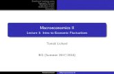 Macroeconomics II - CERGE-EIhome.cerge-ei.cz/tlichard/teaching/macroII/L03handout.pdf · 2018-03-13 · Aggregate Demand Aggregate Supply Stabilization Policy Conclusion Long run