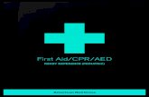 First Aid/CPR/AED - Streamline Health Services · PDF file 2017-10-19 · First Aid/CPR/AED | 6 | Ready Reference (Pediatric) First Aid/CPR/AED | 7 | Ready Reference (Pediatric) e