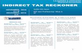 S.K.KANODIA & ASSOCIATES Chartered Accountants INDIRECT ... · Extension of the last date of filing VAT Return for Q.E. 30/09/2016 Notification No. 52/2016, Dated: 08 th December,