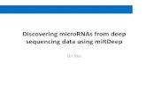 Discovering microRNAs from deep sequencing data using …ksung/GS5002_2012/2nd_present/miRDeep.pdfDiscovering microRNAs from deep sequencing data using miRDeep Lin Min . miRNA . 1.