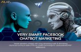 VERY SMART FACEBOOK CHATBOT MARKETING · 2019-07-02 · • facebook messenger messages have a click-through rate of 20%, especially when using chat blasting • facebook messenger