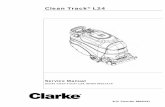 Clean Track L24€¦ · Clean Track ® L24. 5/12 Form No. 56043161. Service Manual. Clarke Clean Track ® L24, Model 56317170