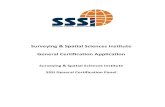 Surveying & Spatial Sciences Institute SSSI General ......Surveying and Spatial Sciences Institute ABN: 22 135 572 815 Spatial Information and Cartography ∙ Land Surveying ∙ Engineering