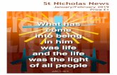 St Nicholas News...in us when we seek to be faithful and gracious in return. Let us, then, approach this new year in trust. God is good and gracious. In times of trial and times of
