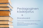 Storyboard - WordPress.com › 2018 › 03 › pedagoginen-kc3… · Storyboard post-it-lapuilla 1/2 1. Piirrä valkotaululle tai isolle paperille ruudukko, ja jaa se viikoittaisiin