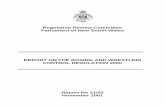 REPORT ON THE BOXING AND WRESTLING CONTROL REGULATION 2000 · Boxing and Wrestling Control Regulation 2000 9 amendment is considered to have had an adverse effect in the Aboriginal