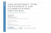 VALIDATING THE INTEGRITY OF - NCCoE › sites › default › files › ... · Project Description: Validating the Integrity of Computing Devices ii The National Cybersecurity Center