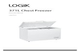 371L Chest Freezer - Team Knowhow...371L Chest Freezer Instruction Manual L400CFW16 ... The table below contains general guidelines on the storage of food in the refrigerator. Refrigerator