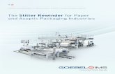The Slitter Rewinder for Paper and Aseptic ... aseptic packaging materials in a reliable and highly
