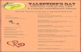 VALENTINE'S DAY - Havana Jack's · VALENTINE'S DAY February 12th to the 14th 4 Course Sweetheart Menu $40 Per Person Includes Long Stem Red Rose. CEANSIDE R TAURANT& BAR . Created