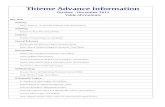 Thieme Advance Information · Thieme Advance Information October - December 2015 Table of Contents New Titles ... Anatomy: An Essential Textbook is a concise text of basic anatomy