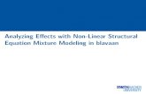 Analyzing Effects with Non-Linear Structural Equation ... · 2 of 22Analyzing Eﬀects with Non-Linear Structural Equation Mixture Modeling in blavaan — Axel Mayer axel.mayer@rwth-aachen.de