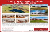 5302 Ijamsville Road - LoopNet...5302 Ijamsville Road Ijamsville, MD 21754 Jim Bass Group of Real Estate Teams, LLC Direct: 301-695-0000 Office: 301-695-3020 AskAnAgent@jbreg.com GreatTimeToBuy.com