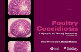Poultry Coccidiosisbankpoultry.com/upload/Public/maghale_240.pdf · drugs and vaccines used in the prevention and control of these parasites in chickens. The topics developed emphasize