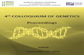 SLOVENIAN SOCIETY OF HUMAN GENETICS - SGDsgd.si › docs › Kolokvij_iz_genetike_2014 › 4th_Colloquium_of_Geneti… · 2014 ; [organizers] Genetic Society of Slovenia in collaboration