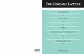 THE COMPANY LAWYER - Milbank LLP · $1,985). 15% discount to BISL members. 50% academic discount to lecturers and students. Discounts do not apply to shipping charges. This publication