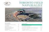 REGULARS FEATURES - Toronto Field Naturalists...September 2013 Toronto Field Naturalist TFN 597-3 TFN MEETING Sunday, September 8, 2013 2:30 pm The Making of the Peterson Field Guide