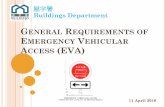 General Requirements of Emergency Vehicular Access · 4/11/2016  · BACKGROUND Section 41D(1) of the Building (Planning) Regulation (Cap. 123F) which came into operation on 31 December
