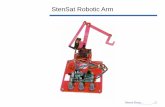 StenSat Robotic Arm › docs › arm_assembly5.pdf · This robotic arm kit is a complete kit with controls, a computer and actuators which are the servo motors that make the robotic
