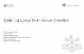 Defining Long-Term Value Creation › wp-content › uploads › 2018 › 10 › UBS_FinalRepo… · Activist Hedge funds demanding increasing payouts Exec. Compensation Design does