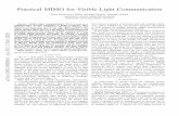 Practical MIMO for Visible Light Communication › pdf › 2002.00808.pdf · Practical MIMO for Visible Light Communication Piotr Gawłowicz, Elnaz Alizadeh Jarchlo, Anatolij Zubow