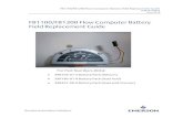 FB1100/FB1200 Flow Computer Battery Field Replacement Guide · 2018-12-26 · FB1100/FB1200 Flow Computer Battery Field Replacement Guide D301815X012 June 2018 1 . Removing/Replacing
