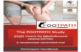 The FOOTPATH Study - La Trobe Sport and Exercise Medicine ...semrc.blogs.latrobe.edu.au/wp-content/uploads/2016/...physical modalities, natural therapies etc.) during the project.