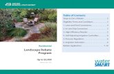 Landscape Rebate Program · Improve irrigation management by installing an irrigation submeter where an EBMUD meter supplies both indoor and outdoor water . A submeter measures landscape
