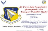 Air Force Data Assimilative Photospheric Flux Transport ......the Air Force Data Assimilative Photospheric flux Transport (ADAPT) model as input to the WSA coronal and solar wind model.