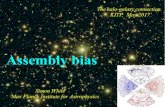 Assembly bias - MPAswhite/talk/KITP17.pdf · Assembly bias: from halos to galaxies How should one put galaxies into simulated DM halos in order to account for all aspects of assembly