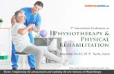 th International Conference on Physiotherapy & Physical ...€¦ · Physiotherapy 2019 Conference is a dedicated platform for all Physical Therapists and Occupational Therapists working