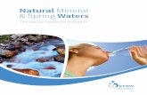 Natural Mineral & Spring Waters - Voda · Natural Mineral & Spring Waters - The Natural Choice For Hydration 7 Although all bottled waters might look the same, in fact each natural