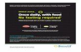 BOSULIF dosing: Once daily, with food No fasting required1 · Pleas e ul porta afet ormatio ag 12 an ul rescribin ormatio h n hi uide. Starting BOSULIF (bosutinib) 4 ... refer to