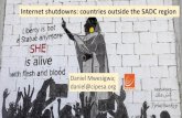 Daniel Mwesigwa; daniel@cipesa - NGO Pulse Mwesigwa... · Daniel Mwesigwa; daniel@cipesa.org. Internet shutdowns are increasingly becoming normalized and more sophisticated. This