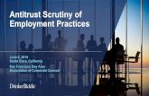 Antitrust Scrutiny of Employment Practices...Association of Corporate Counsel Antitrust Scrutiny of Employment Practices. 22 Overview •Governing legal principles •2014 Hi-Tech
