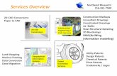 Services Overview - Northeast Blueprint · Services Overview 2D CAD Conversions 2D CAD Conversions Paper to CAD Construction Engineering / CAD Services 216-261-7500 Northeast Blueprint