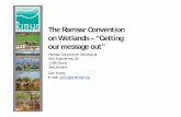 The Ramsar Convention on Wetlands “Getting our message out”wli.wwt.org.uk/.../07/LewYoung_KeynoteSpeech_Ramsar...Ramsar Convention: ‘3 Implementation Pillars’ Using wetlands