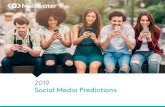 2019 Social Media Predictions - Sysomos · 10 | 2019 Social Media Predictions There’s been something of a backlash against influencer marketing in 2018, with many questioning the