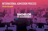 INTERNATIONAL ADMISSION PROCESS - Barcelona Campus · 2019-11-15 · Admission Excellence Entrance Scholarship - 1st year You can get a 25% discount on the first year tuition fees