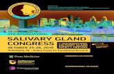 5TH INTERNATIONAL SALIVARY GLAND CONGRESS · The 5th International Salivary Gland Congress hosted jointly by Penn Medicine, Sidney Kimmel Medical College at Thomas Jefferson University