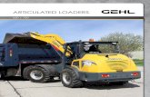 Gehl 650, 750 Articulated Loaders Brochure · WELCOME TO THE ARTICULATED LOADER FAMILY. Weighing in at 4-5 metric tons, the 650 and 750 are the largest wheel loaders in the Gehl product