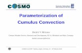 Parameterization of Cumulus Convection · COSMO-CLM-ART Training, Langen, Germany, 15 – 19 February 2016 Parameterization of Cumulus Convection Dmitrii V. Mironov German Weather