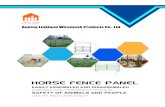 HORSE FENCE PANEL.../LQNODQG 3 anel Carbon steel horse fence with black PVC coating Carbon steel horse fence with galvanized finish Our horse fence panel, made of square, round or