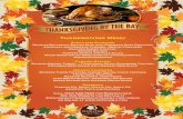 Thanksgiving Menu - DoubleTree · Thanksgiving Menu Soups and Starters Roasted Butternut Squash Soup with Parmesan Sage Croutons Artisanal and Domestic Cheeses –Bread/Crackers Poached