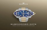 Submariner Date - Rolex...Unidirectional Rotatable Bezel An underwater tool The Submariner's rotatable bezel is a key functionality of the watch. Its engraved 60-minute graduations