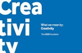 Crea tivi - Frontpage...Crea tivi ty Introduction At the LEGO Foundation, we want to build a future where learning through play empowers children to become creative, engaged, lifelong