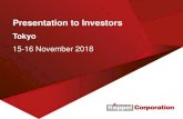 Presentation to Investors - Keppel Corporation · 2019-07-25 · 2 Disclaimer This presentation may contain forward-looking statements which are subject to risks and uncertainties