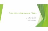 Formative Assessment Toolsscriptnc.fpg.unc.edu/sites/scriptnc.fpg.unc.edu... · Two (2) Types of Pre-K Standards 1. Program Standards: the resources, activities, and instructional